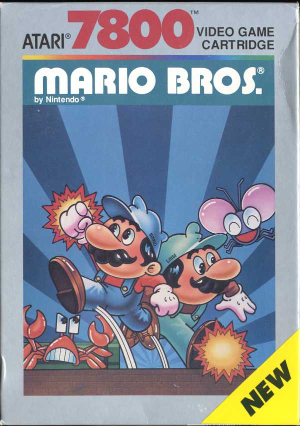 Mario Bros Box Scan - Front